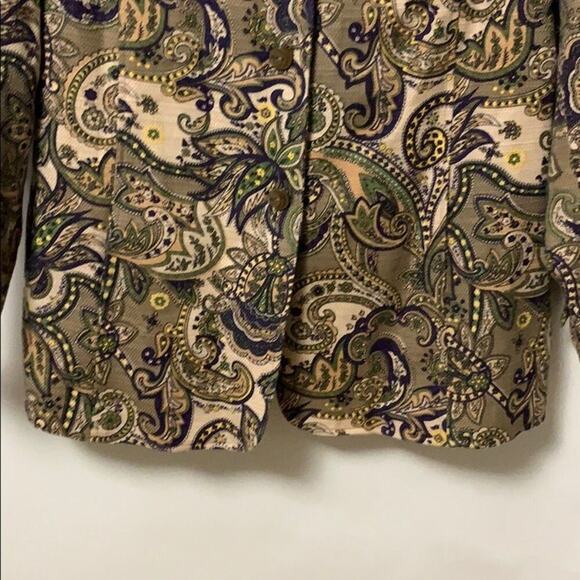 COLDWATER CREEK BEAUTIFUL PAISLEY JACKET S… - Picture 3 of 7